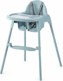 Easy baby כיסא אוכל 2 גבהים עם מגש נשלף בצבע מנטה EASYBABY