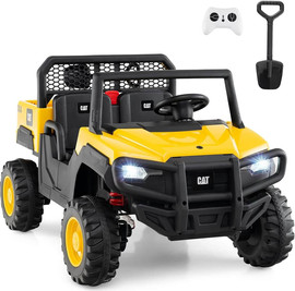 CAT רכב שטח CAT 24V דו מושבי עם שלט רחוק ותא אחורי מתרומם