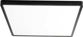 Nisko צמוד תקרה עגול דק שחור TIME 48W 45*45CM 3CCT- גוון אור משתנה בלחיצה NISKO