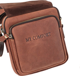 MY COMFORT תיק AVIDOR צבע BROWN