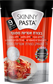 סקיני פסטה מארז 7 יחידות סקיני פסטה קונג'אק בצורת ספגטי