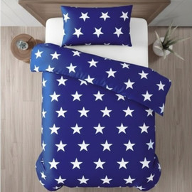winstore מצעים יחיד STARS - כחול 200x90