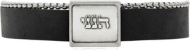 הלל צמיד עור ושרשרת הנני
