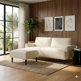 Dream Home ספה מעוצבת כולל הדום דגם דן