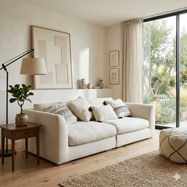 Dream Home ספת פוך נוצות תלת מושבית דגם ג׳קסונוויל - 220