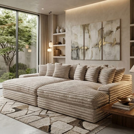 Dream Home ספה תלת מעוצבת דגם ראמוס - 320