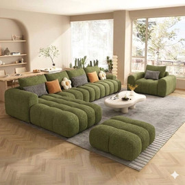 Dream Home סט ספות רביצה מעוצבות דגם צאלון - ירוק
