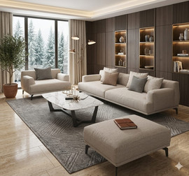 Dream Home סט ספות סלון מעוצבות דגם הוריקן