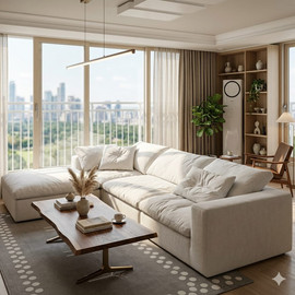 Dream Home ספת רביצה מפנקת במיוחד כולל הדום דגם ג׳מייקה