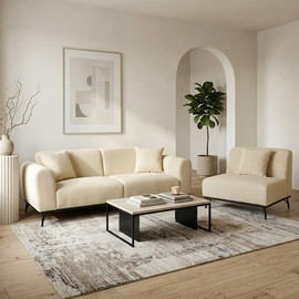 Dream Home ספה תלת כולל כורסא ג׳וקר דגם אדלינה