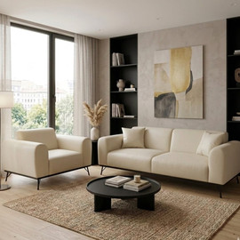 Dream Home סט ספות ספת תלת פלוס כורסא דגם אדלינה