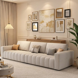 Dream Home ספה תלת במבחר גדלים דגם קולומביה צבע בז׳ - 260