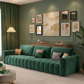 Dream Home ספה תלת במבחר גדלים דגם קולומביה צבע ירוק - 240