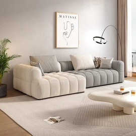 Dream Home סלון פינתי מעוצב דגם אושן צבע אפור בהיר/בז׳ - 260*160