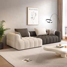 Dream Home סלון פינתי מעוצב דגם אושן צבע חום כהה/בז׳ - 400*200