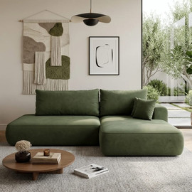 Dream Home סלון פינתי דגם ליבק צבע ירוק - 240*140