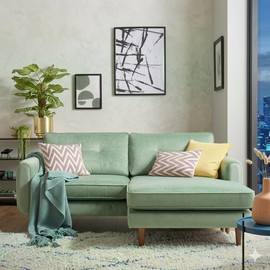 Dream Home סלון פינתי דגם לורד צבע ירוק בהיר - 300*200