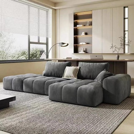 Dream Home סלון רביצה פינתי מעוצב דגם שגי צבע אפור - 400