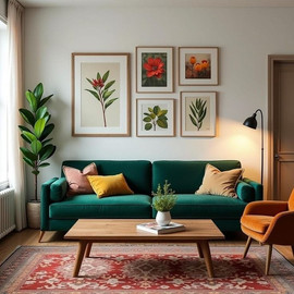 Dream Home ספה תלת מושבית דגם פולי