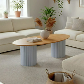 Dream Home שולחן סלון מעוצב דגם זיפו אלון