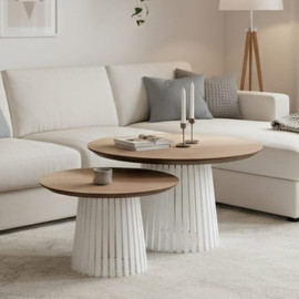 Dream Home סט שולחנות סלון דגם טופי