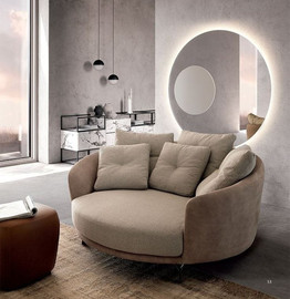 Dream Home כורסא לאב סיט דו גווני דגם לוסיה
