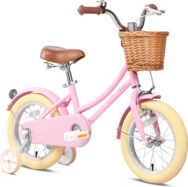 Luli Babys Style אופני עיר  בסגנון וינטג  דגם פרימיום - ורוד - מידה 16