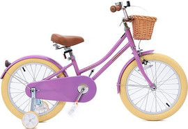 BMX 20 אופני עיר BMX בסגנון וינטג דגם פרימיום - סגול - מידה