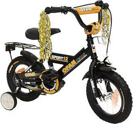 BMX אופניים BMX מידה 12 - שחור