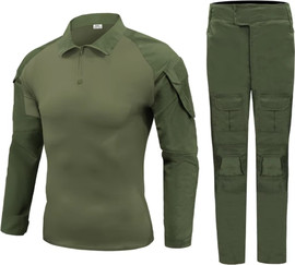 Tactiranger סט מדים טקטיים ירוק דגם G2 – עם הגנה מהשמש, דחיית כתמים, ייבוש מהיר והתאמה לכל עונה. אידיאלי ללוחמים ואנשי שטח. עמידות ונוחות מקסימלית.