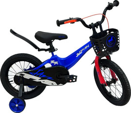 Luli Babys Style אופניים אלומיניום דגם סוס מידה 14 - אדום כחול