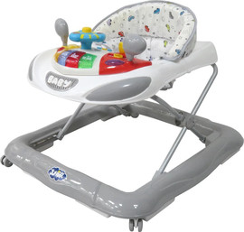 Luli Babys Style הליכון פיאנו - אפור