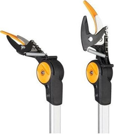 Fiskars מזמרת גובה לעצים טלסקופית Fiskars UPX82 באורך 158 ס"מ - פתרון גיזום אולטימטיבי לגבהים ללא צורך בסולם