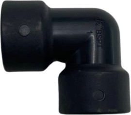 נטפים מחבר זווית קוטר 0.5" עם הברגה פנימית לחיבור צינורות בזווית 90 מעלות