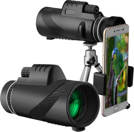 GadgetShop טלסקופ לסמארטפון עם חצובה