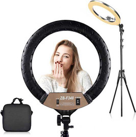 GadgetShop תאורת רינג מקצועית עם חצובה - 45 ס"מ