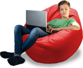 GadgetShop פוף אדום מבד רחיץ