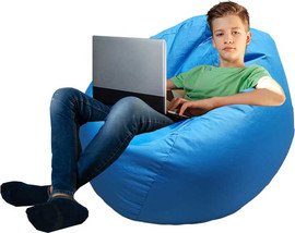 GadgetShop פוף כחול מבד רחיץ