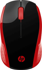 HP עכבר אלחוטי זעיר HP 200 צבע אדום-שחור - חוויית שימוש חלקה ונוחה