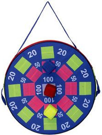 Sportime גלגל קליעה למטרה ענק עם 3 קוביות סקוטש 65 ס"מ