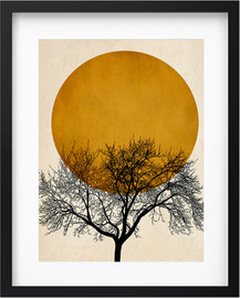 ATIA LIVING הדפס אומנותי ממוסגר - בוקר חורפי 40X50CM