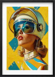 ATIA LIVING הדפס אומנותי - 4 POP WOMAN ממוסגר 50X70CM