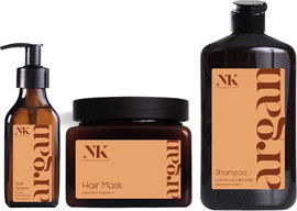 NK COLLECTION סדרת שמן ארגן לשיער ללא מלחים