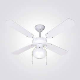 EletctroMax מאוורר תקרה ורדה לבן 42"