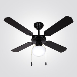 EletctroMax מאוורר תקרה ורדה שחור 42"