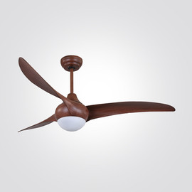 EletctroMax מאוורר תקרה לביא עץ 52" CCT+ שלט
