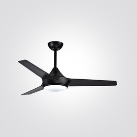EletctroMax מאוורר תקרה סופה שחור 52" CCT +שלט