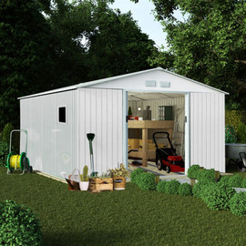 SUPER GARDEN SHED מחסן מתכת פרמיום דגם 2.77X3.19 SUPER GARDEN SHED T910