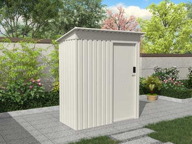 SUPER GARDEN SHED מחסן מתכת 777 TRIPPLE דגם 1.63X0.89 צבע שמנת SUPER GARDEN SHED