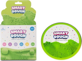 Smart Dough בצק קינטי ירוק 80 גרם במארז קופסה עגולה - Smart Dough